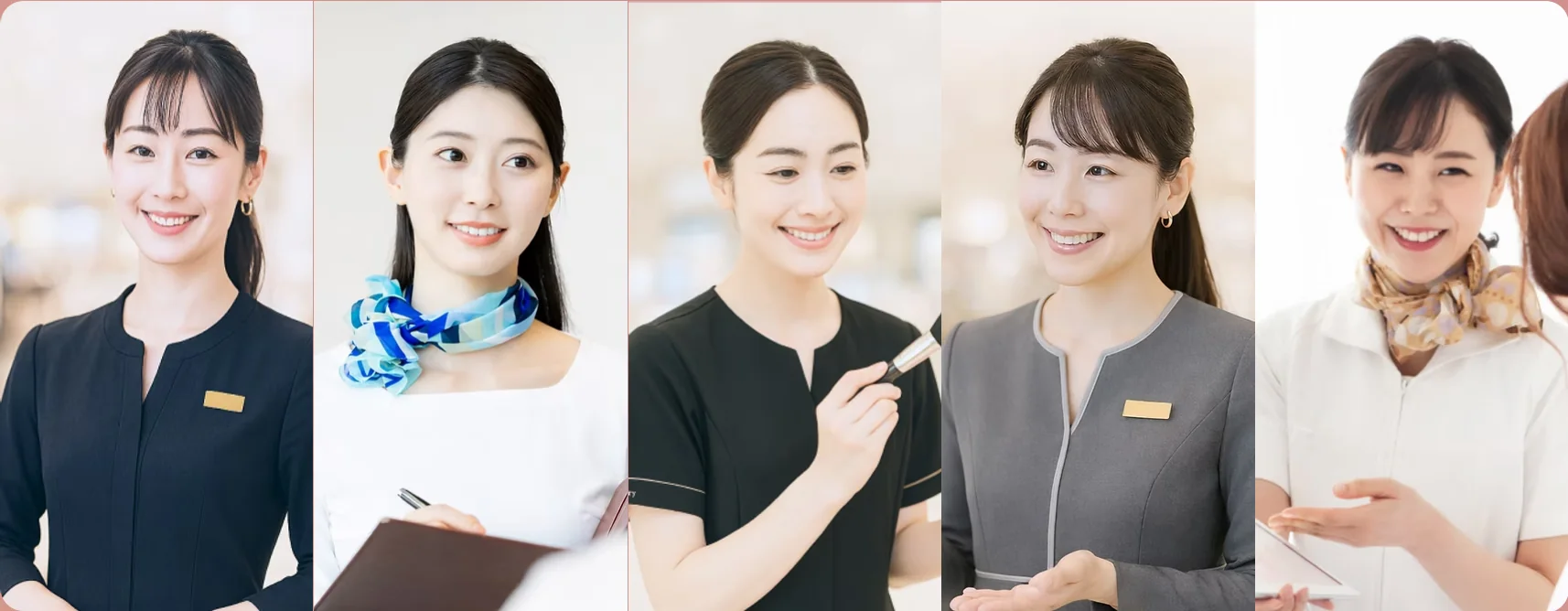 登録している美容人材の例